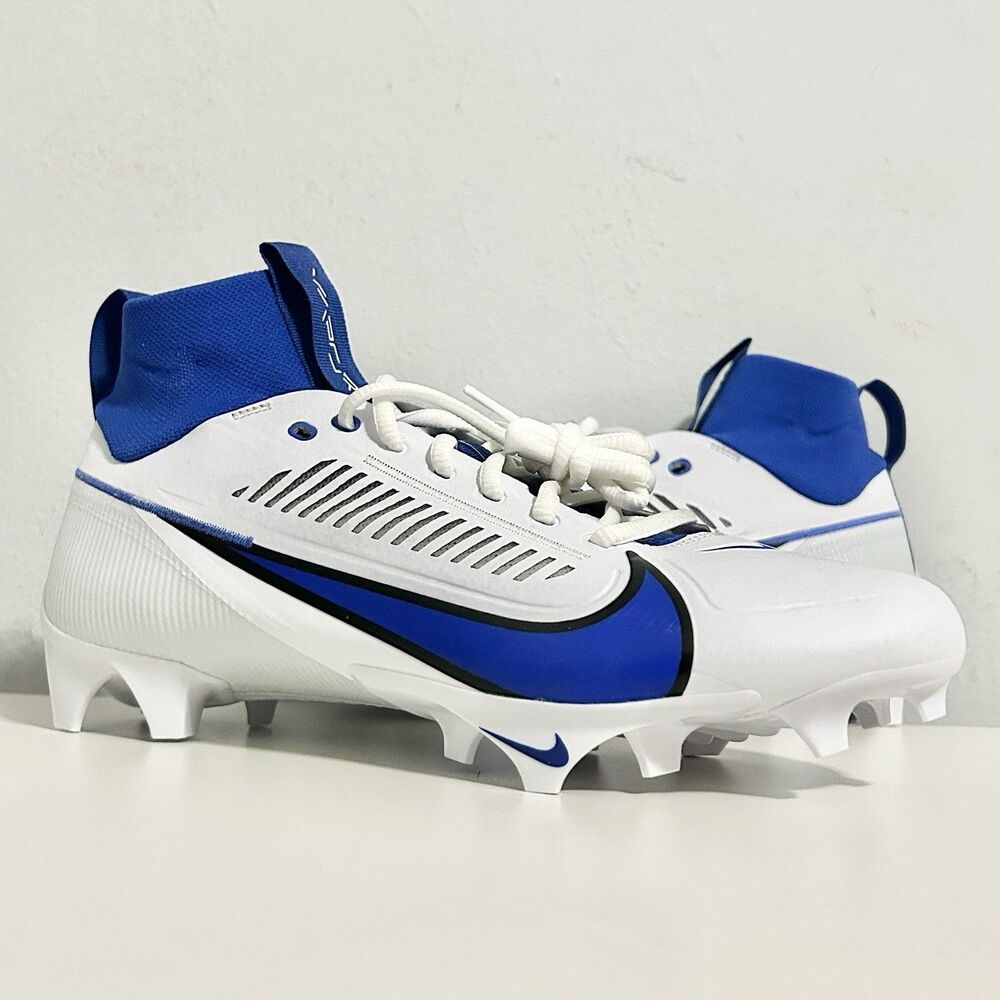 Nike Vapor Edge Pro 360 2 “White Old Royal” Men's Size 10.5 Football Cleats